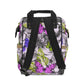 Blooming Roses & Colorful Butterflies Multifunctional Backpack