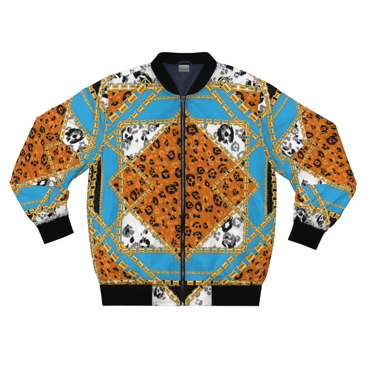 Bellafontes Animal Print Bomber Jacket