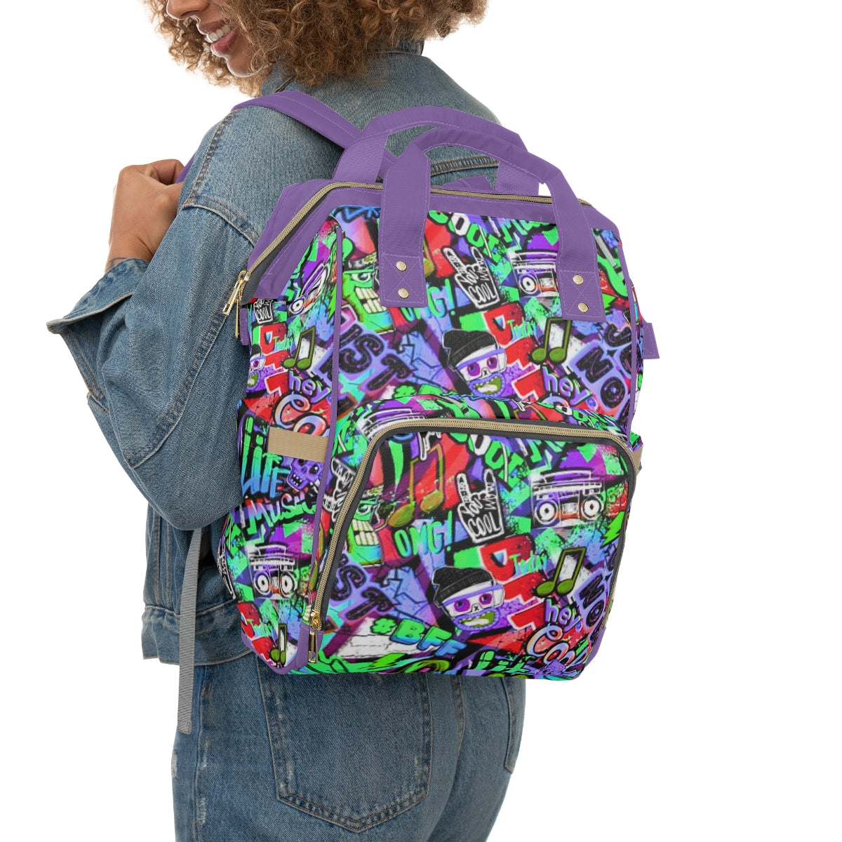 Stylish Cartoon Multifunctional Backpack