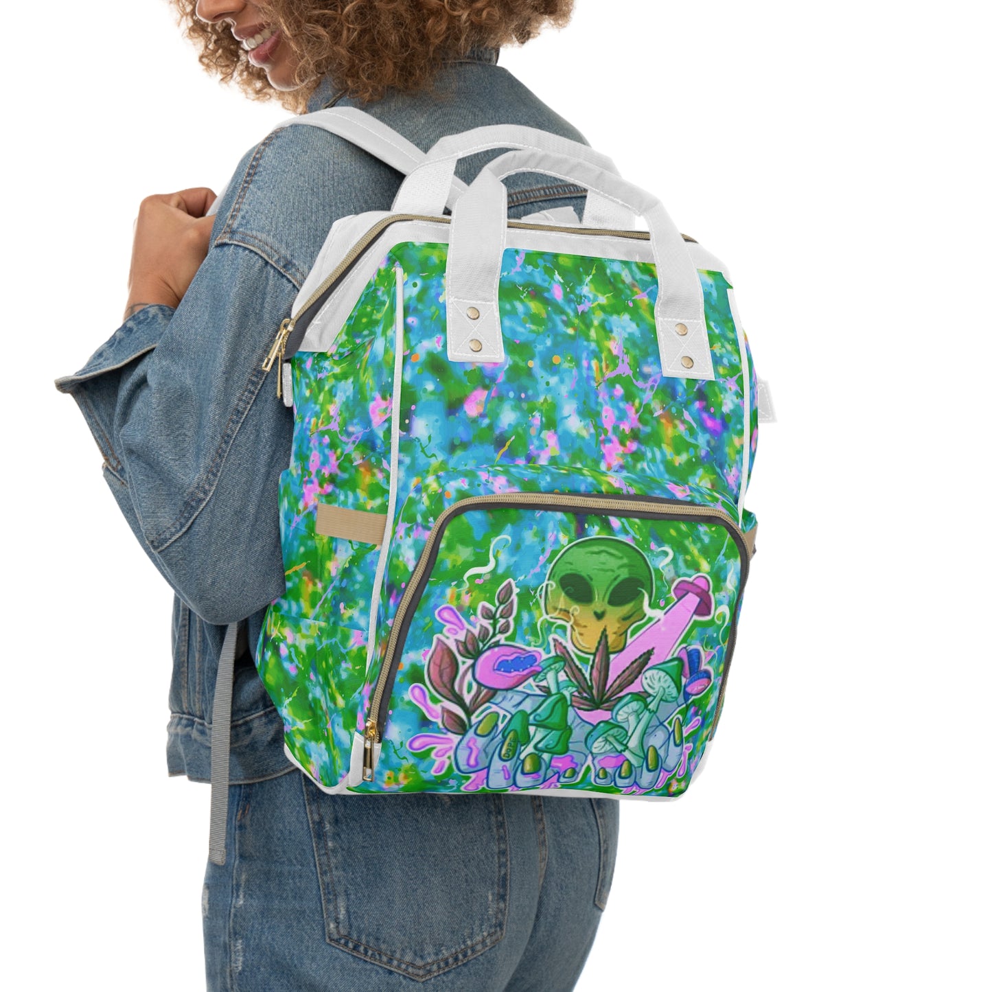 Psychedelic Multifunctional Backpack