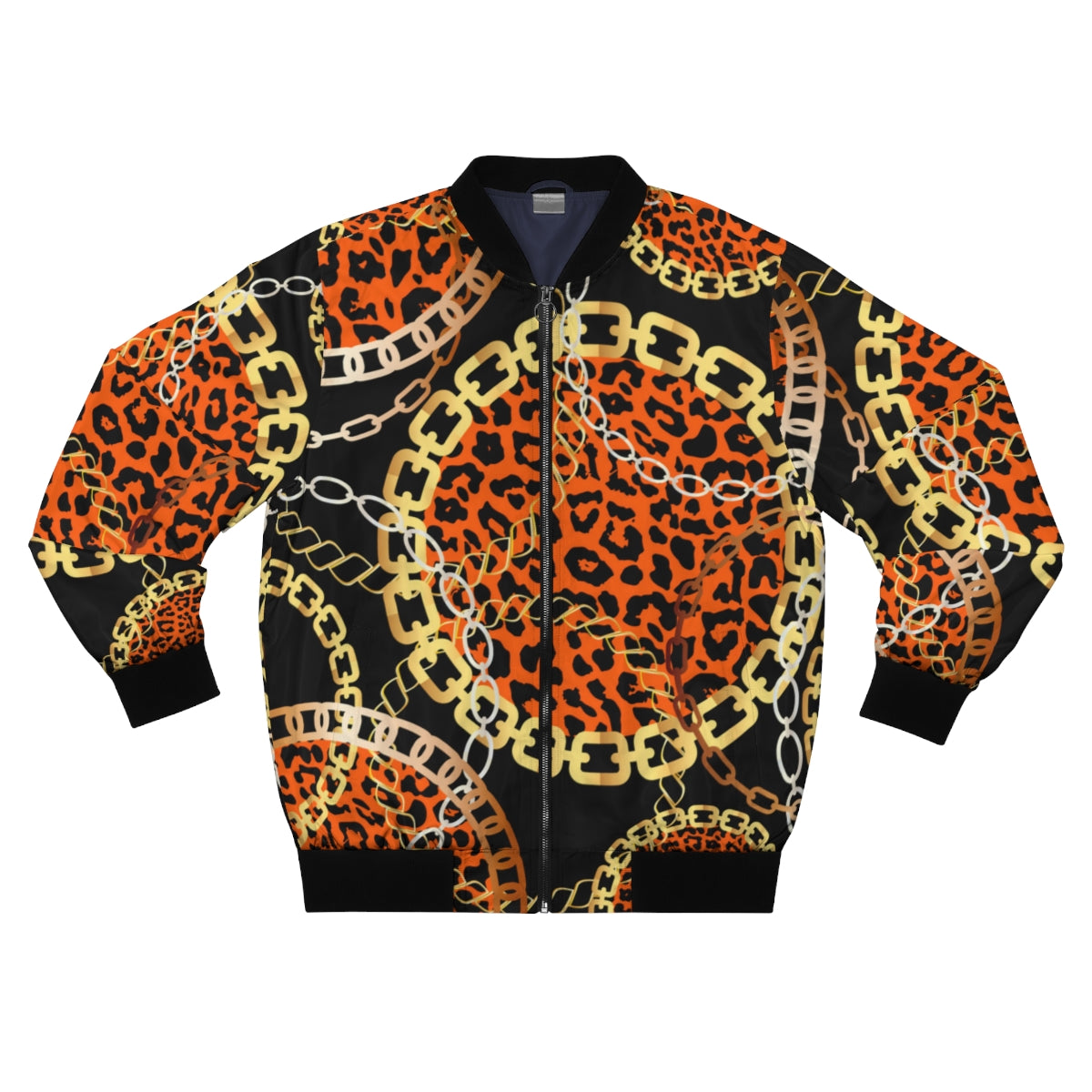 Bellafontes Animal Print Bomber Jacket