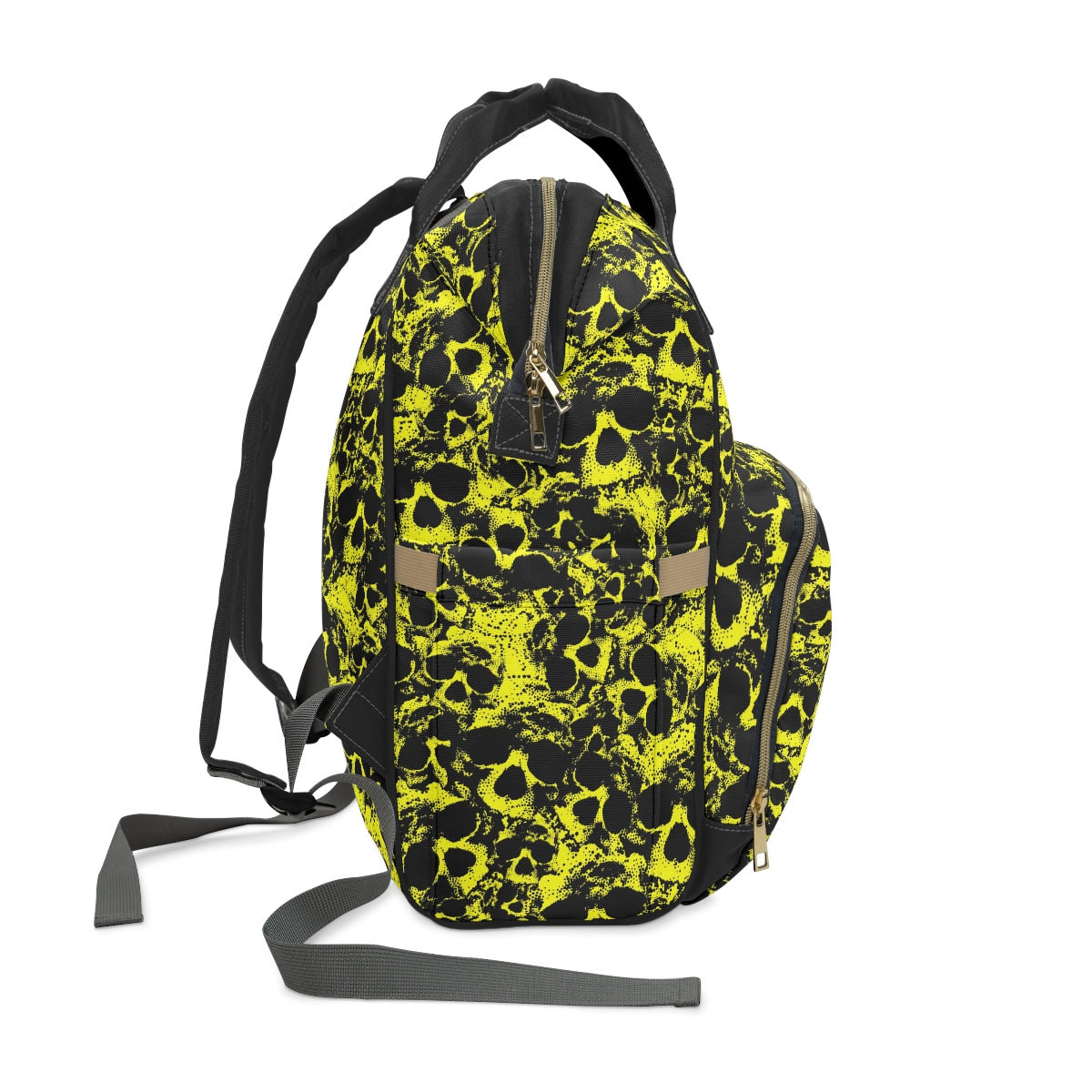 Yellow Skull Gang Multifunctional Backpack