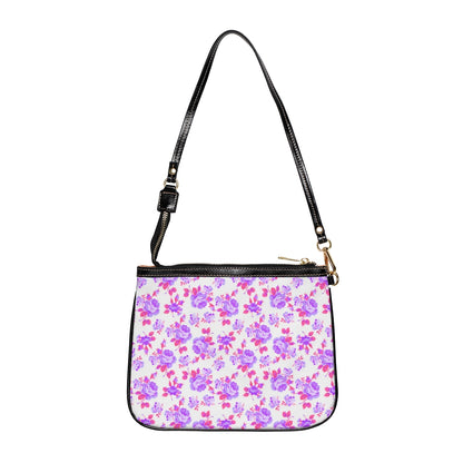 Beautiful Purple Roses Small Shoulder Bag