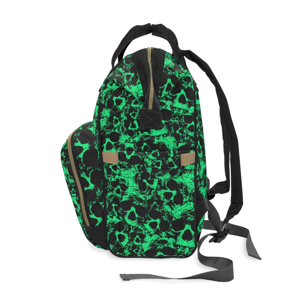 Teal Skull Gang Multifunctional Backpack