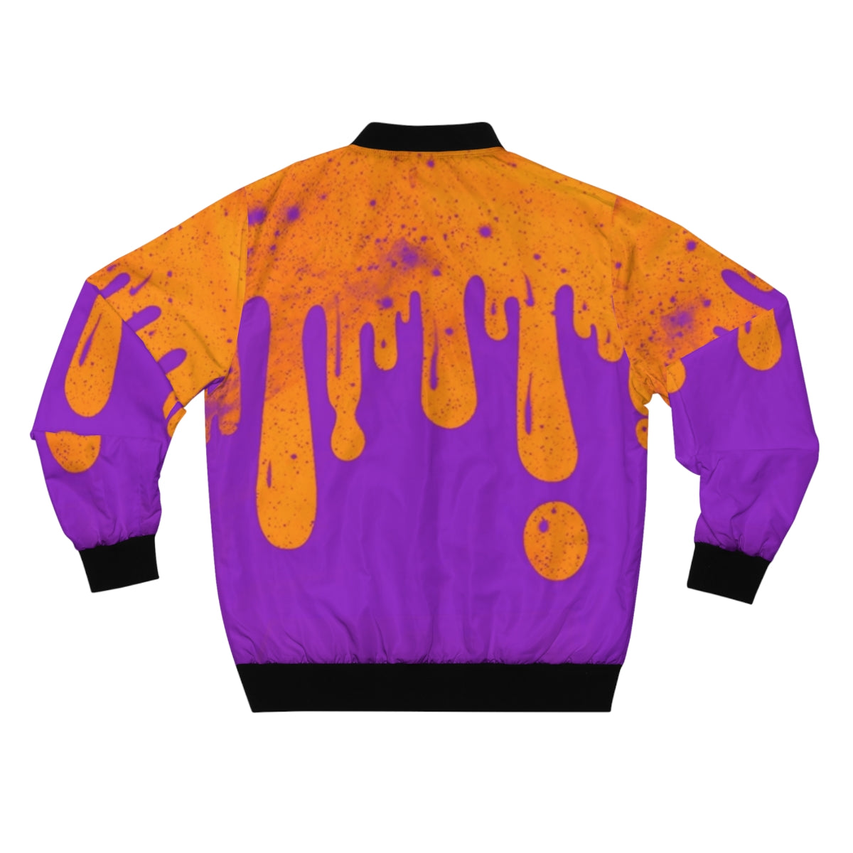 Drippy Orange & Purple Bomber Jacket