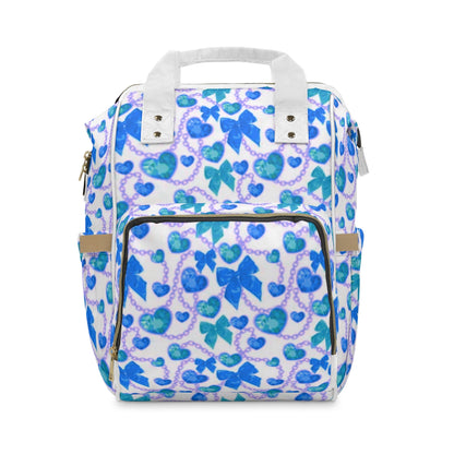 Blue Hearts & Bowes Multifunctional Backpack