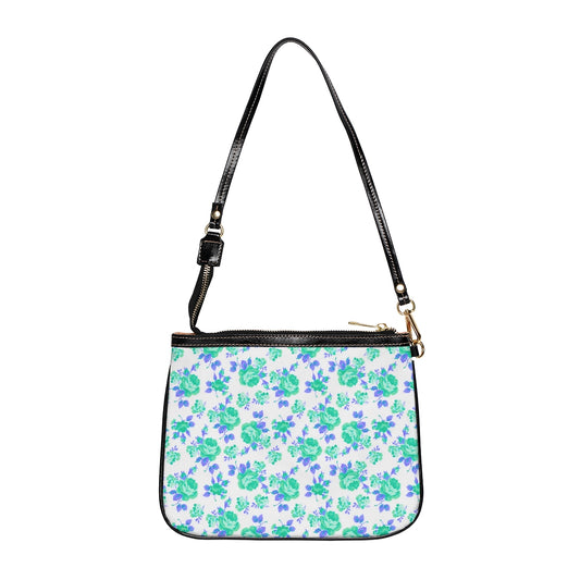 Beautiful Blue Roses Small Shoulder Bag