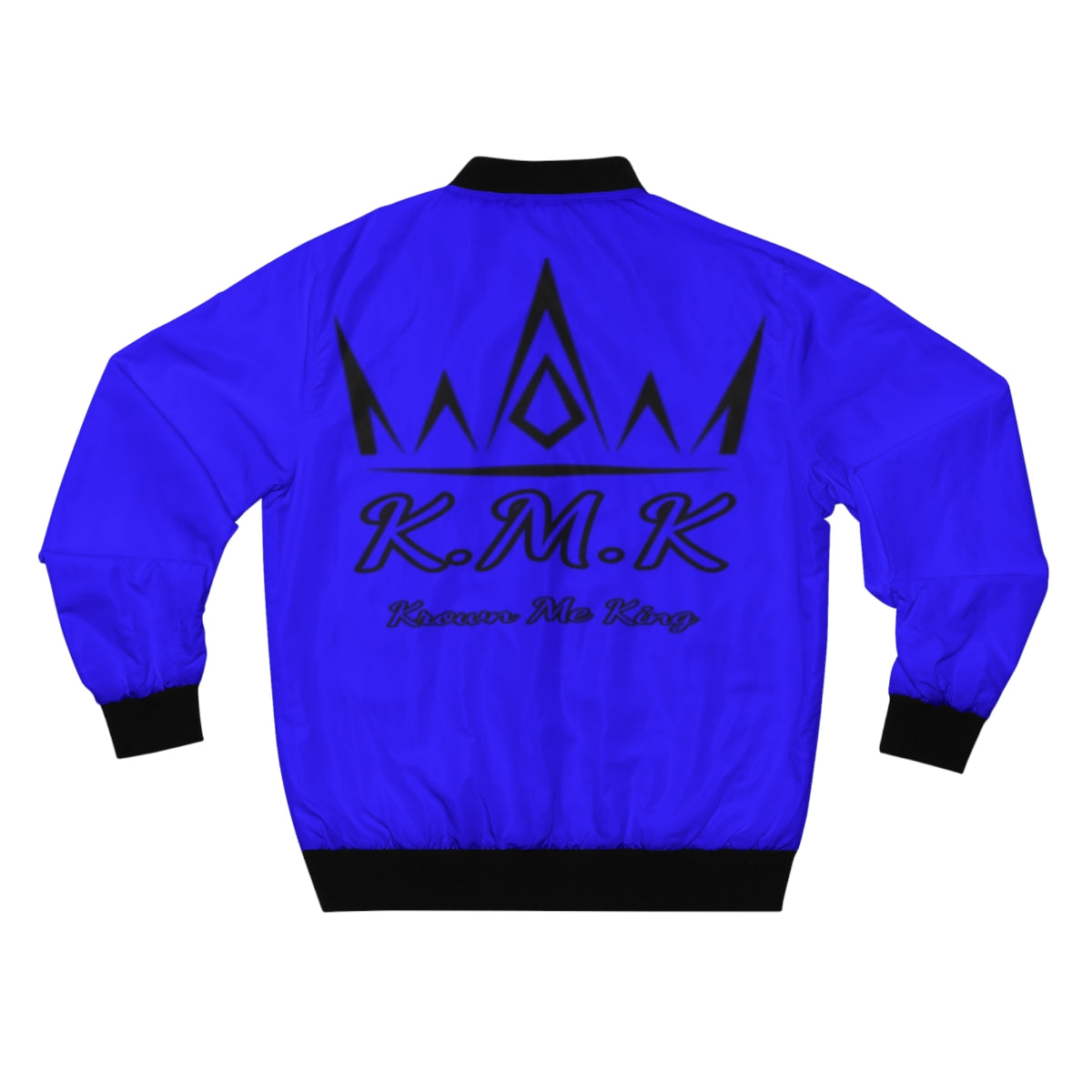 Krown Me King Blue Men's Bomber Jacket