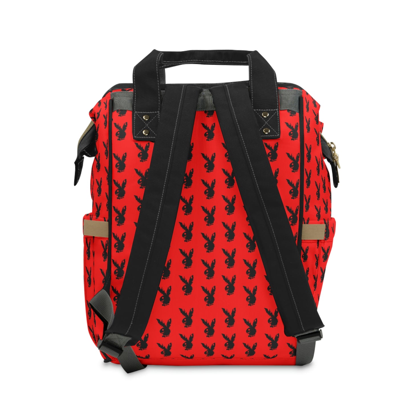 Play Boy Red & Black Multifunctional Backpack