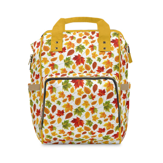 Colorful Autumn Leaves Multifunctional Backpack