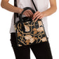 Chains & Roses Shoulder Handbag