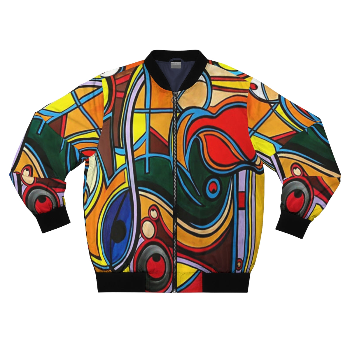 Abstract Bomber Jacket