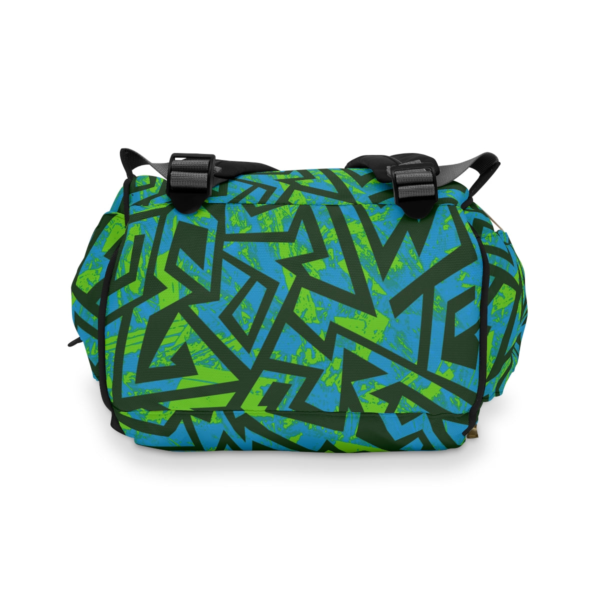 Colorful Geometric Multifunctional Backpack