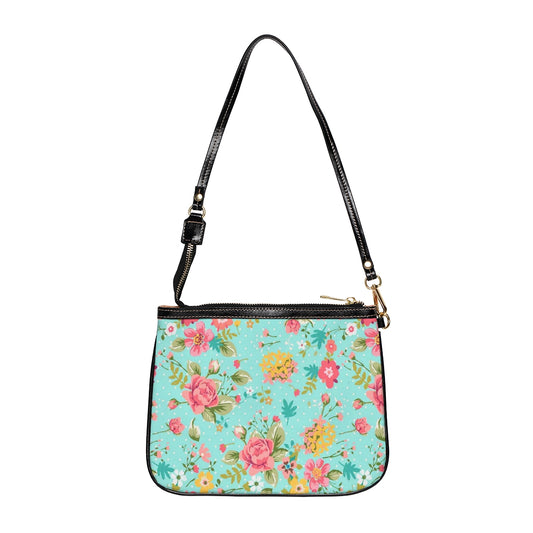 Vintage Tropical Flowers Small Shoulder Bag