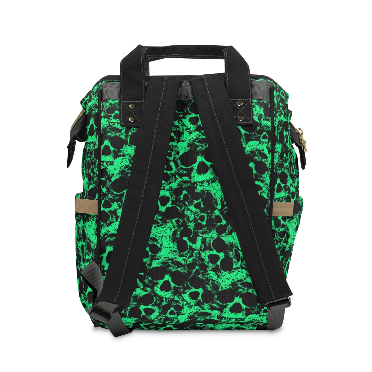 Teal Skull Gang Multifunctional Backpack