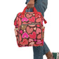 Cute Red Hearts Multifunctional Backpack