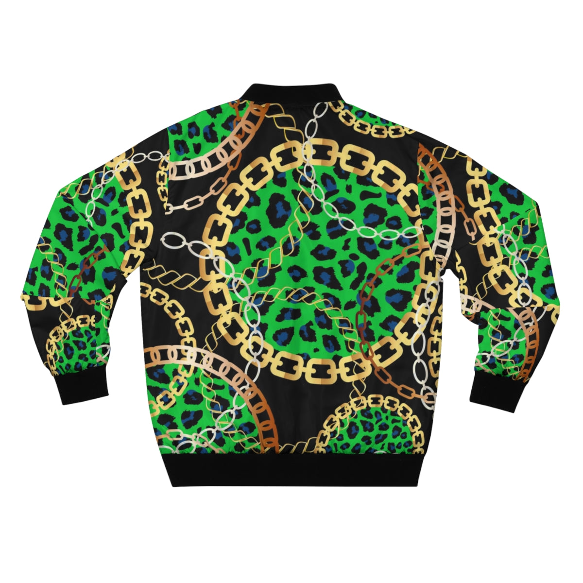 Bellafontes Animal Print Bomber Jacket