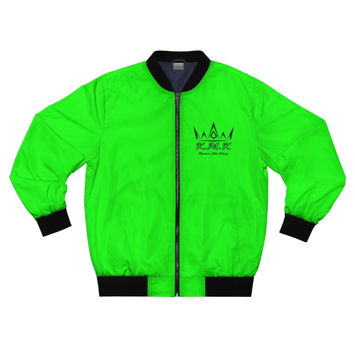 Krown Me King Men's Green Bomber Jacket