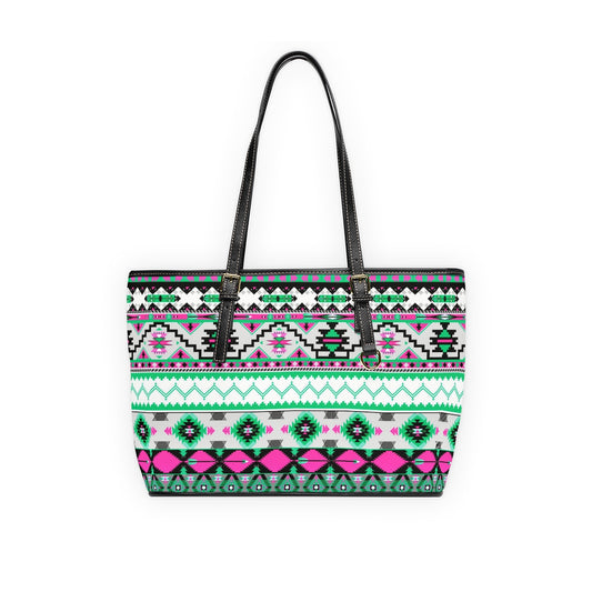 Ethnic Tribal PU Leather Shoulder Bag