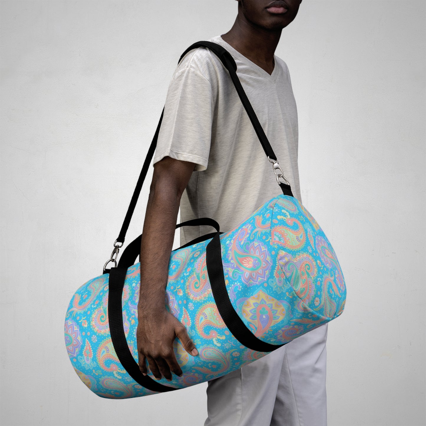 Colorful Paisley Duffel Bag