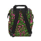 Colorful Geometric Multifunctional Backpack
