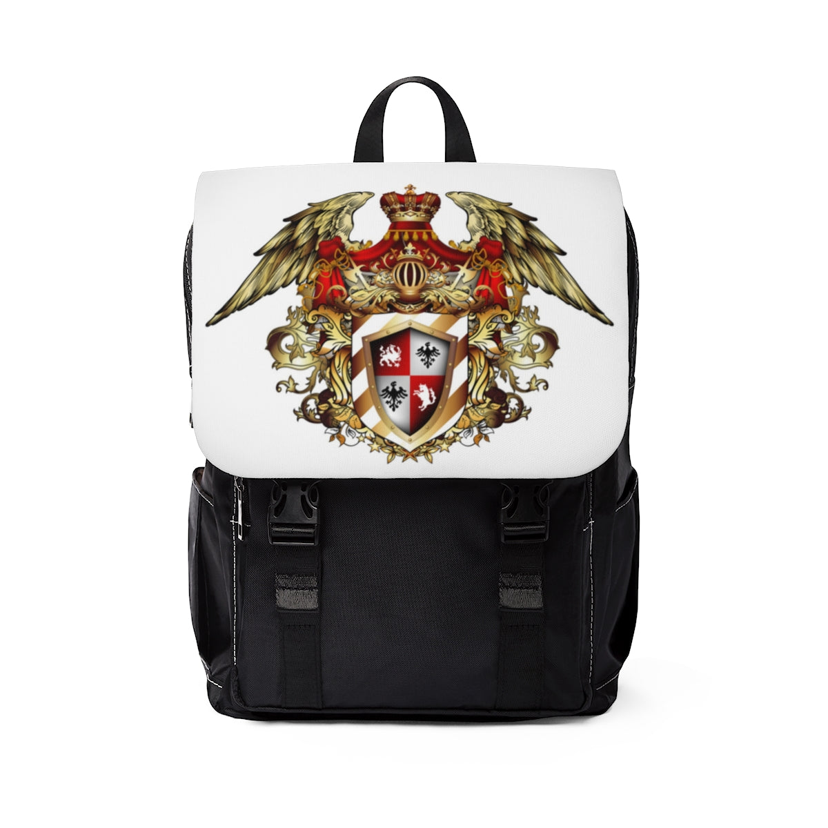 Royalty Made Shield Casual Shoulder Backpack