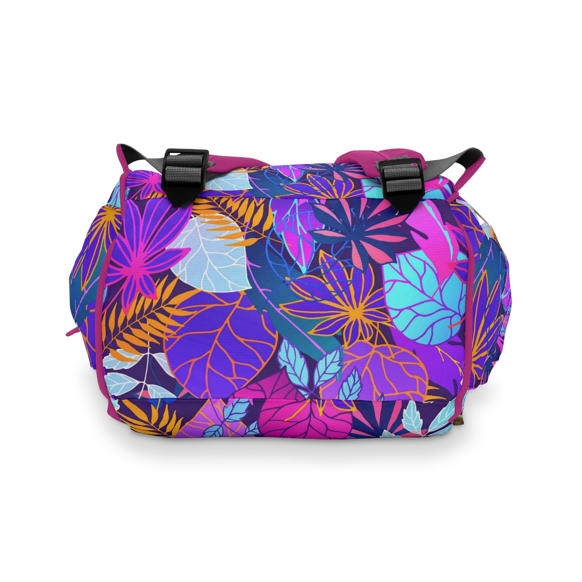 Neon Leaves Multifunctional Backpack