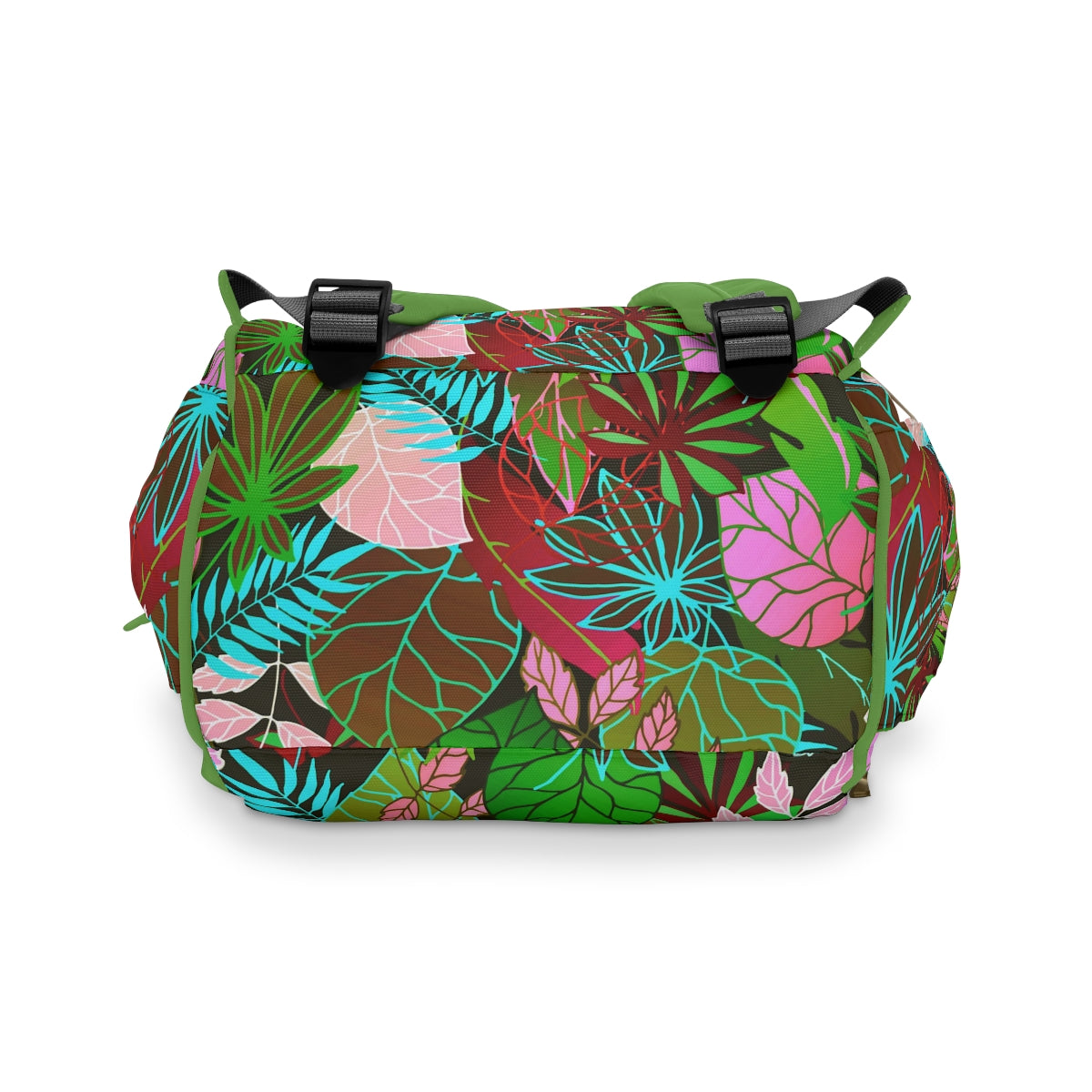 Neon Leaves Multifunctional Backpack