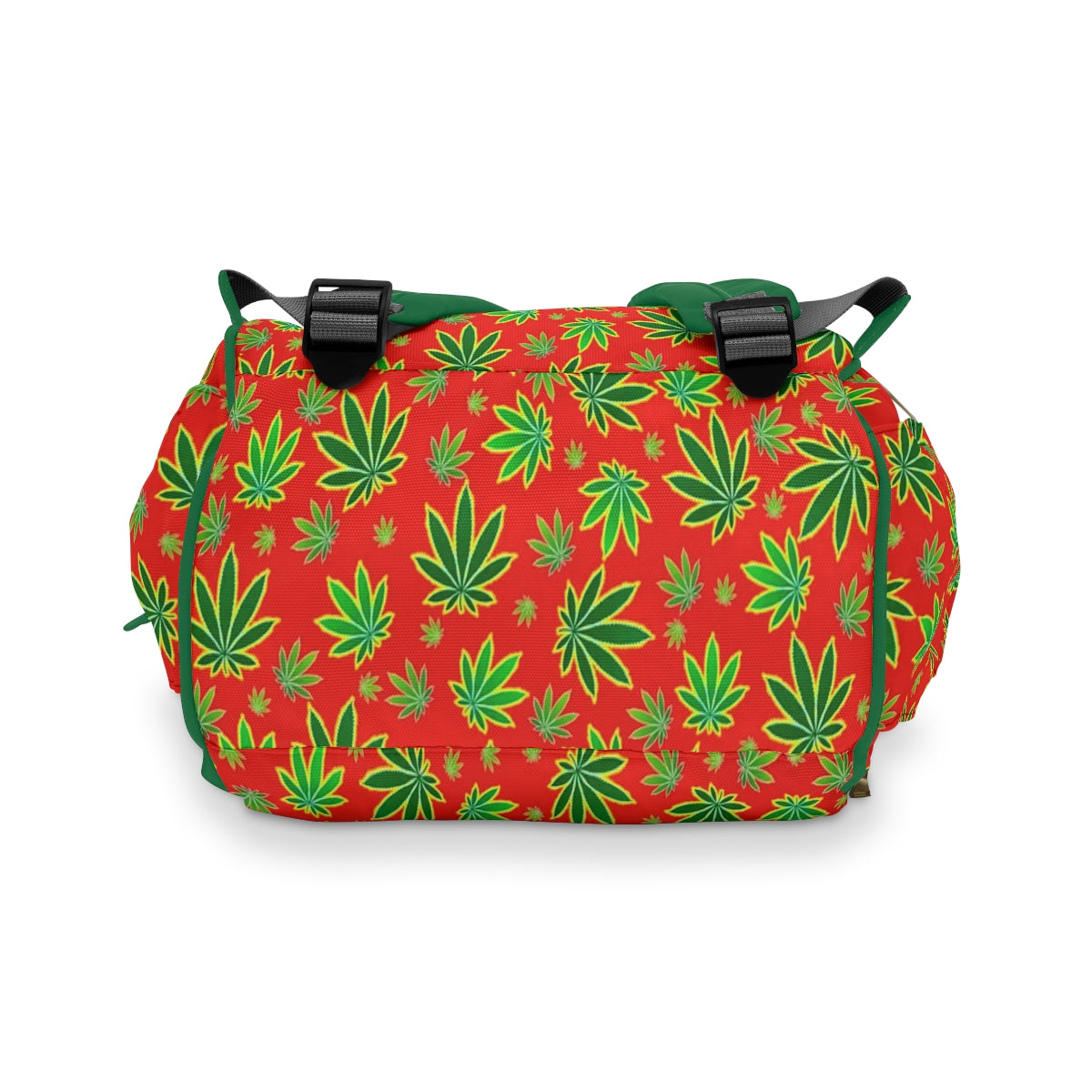 Colorful Pot Leaves Multifunctional Backpack