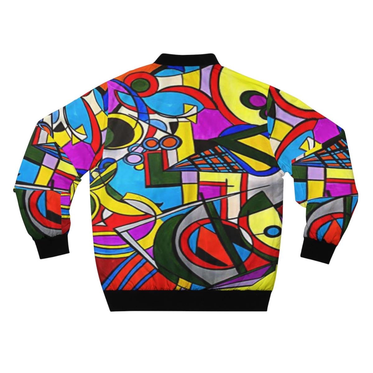 Abstract Bomber Jacket