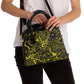 Cute Flower Black & Yellow Shoulder Handbag