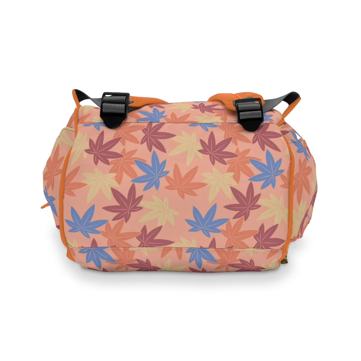 Colorful Pot Leaves Multifunctional Backpack