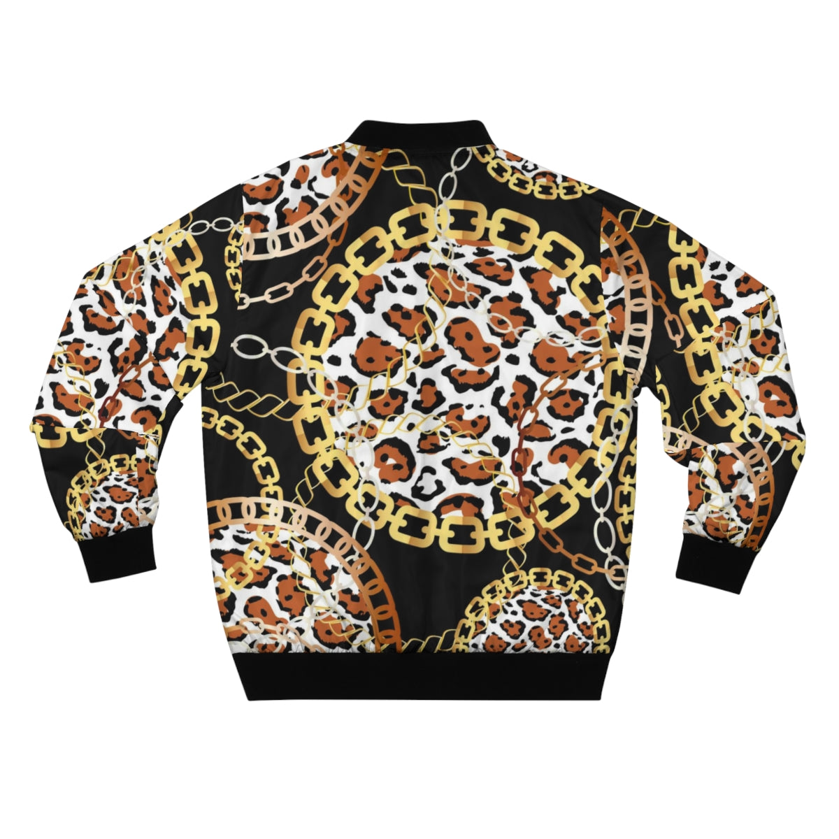 Bellafontes Animal Print Bomber Jacket