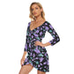 Spring Time Women's Off-shoulder Long Sleeve Dress
