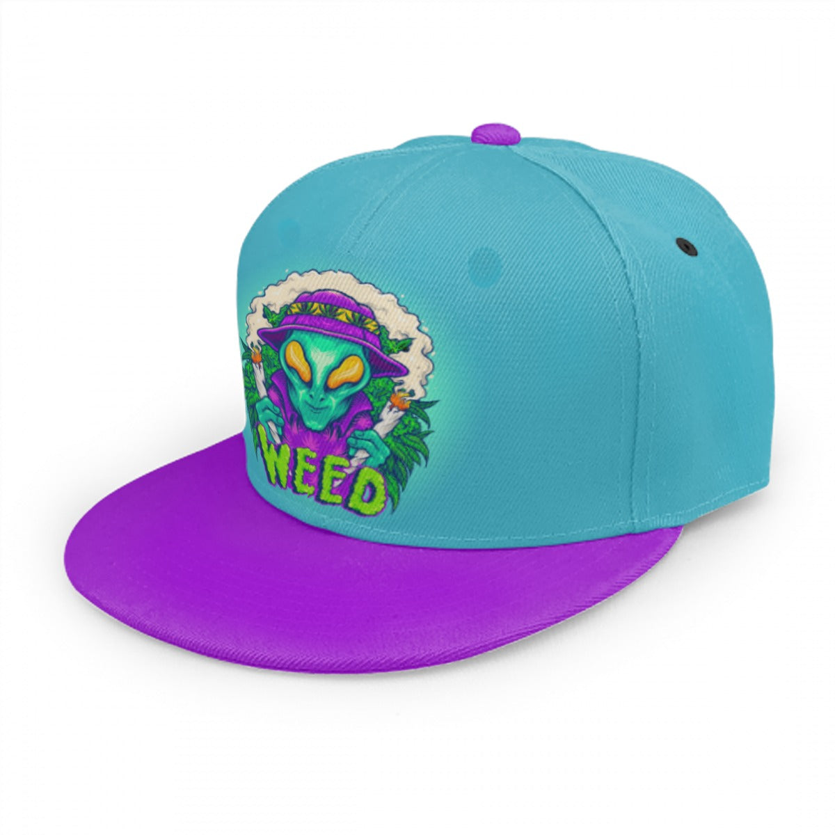 Alien Stoners Only Blue & Purple Snap Back