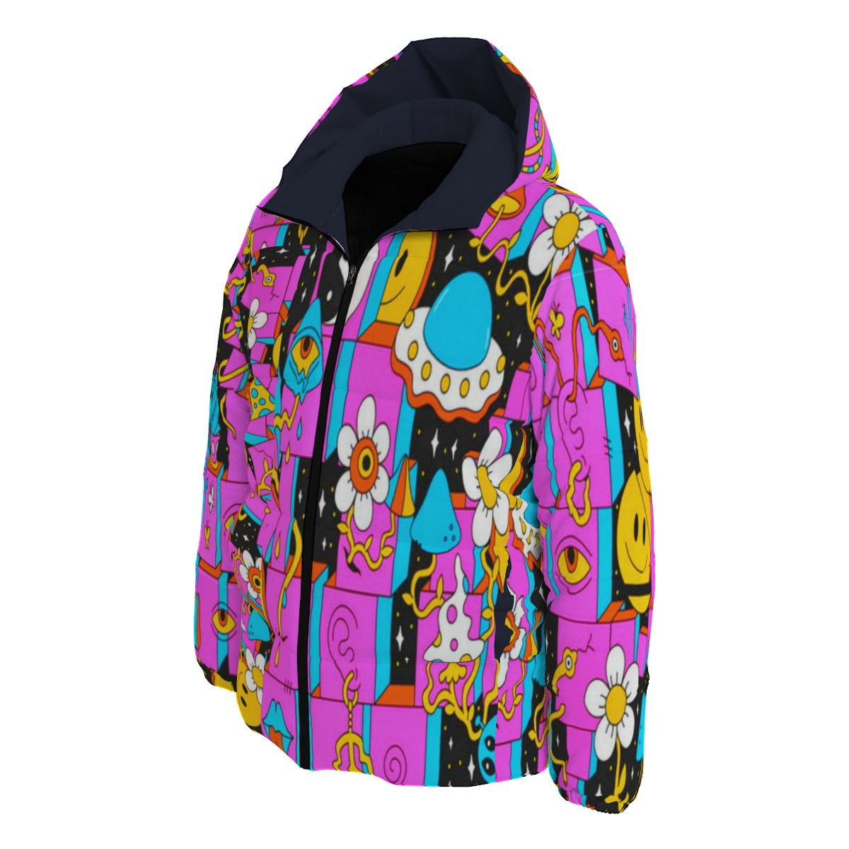 Trippy Psychedelic Winter Time Jacket Unisex