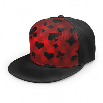 Red & Black Playing Card Snap Back