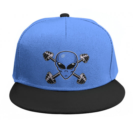 Blue Alien Gym Snap Back