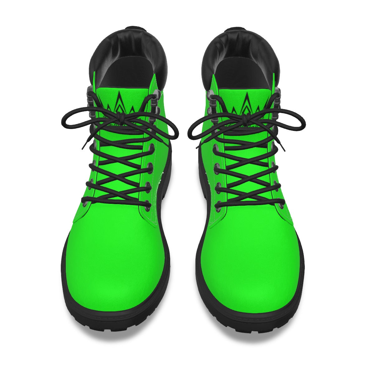 Krown Me King Green and Black Women's Short Boots