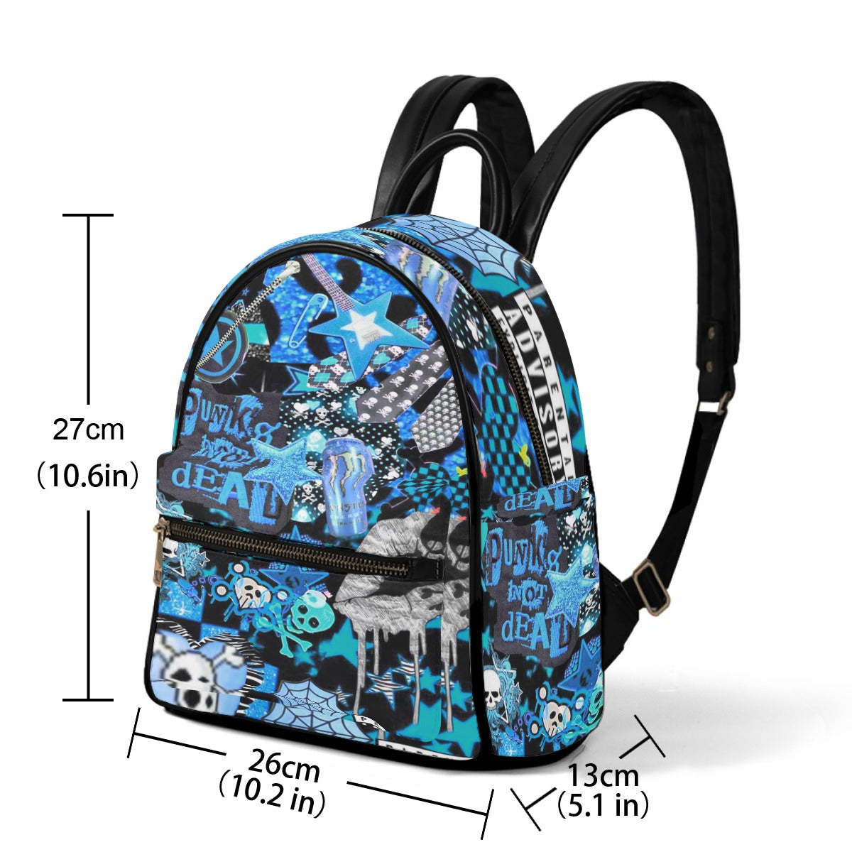 Punk Style Small Size Backpack