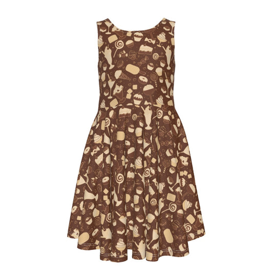 Sweet Treats Kid's Sleeveless Vest Dress