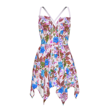 Women's Tropical Flowers Slip Dress