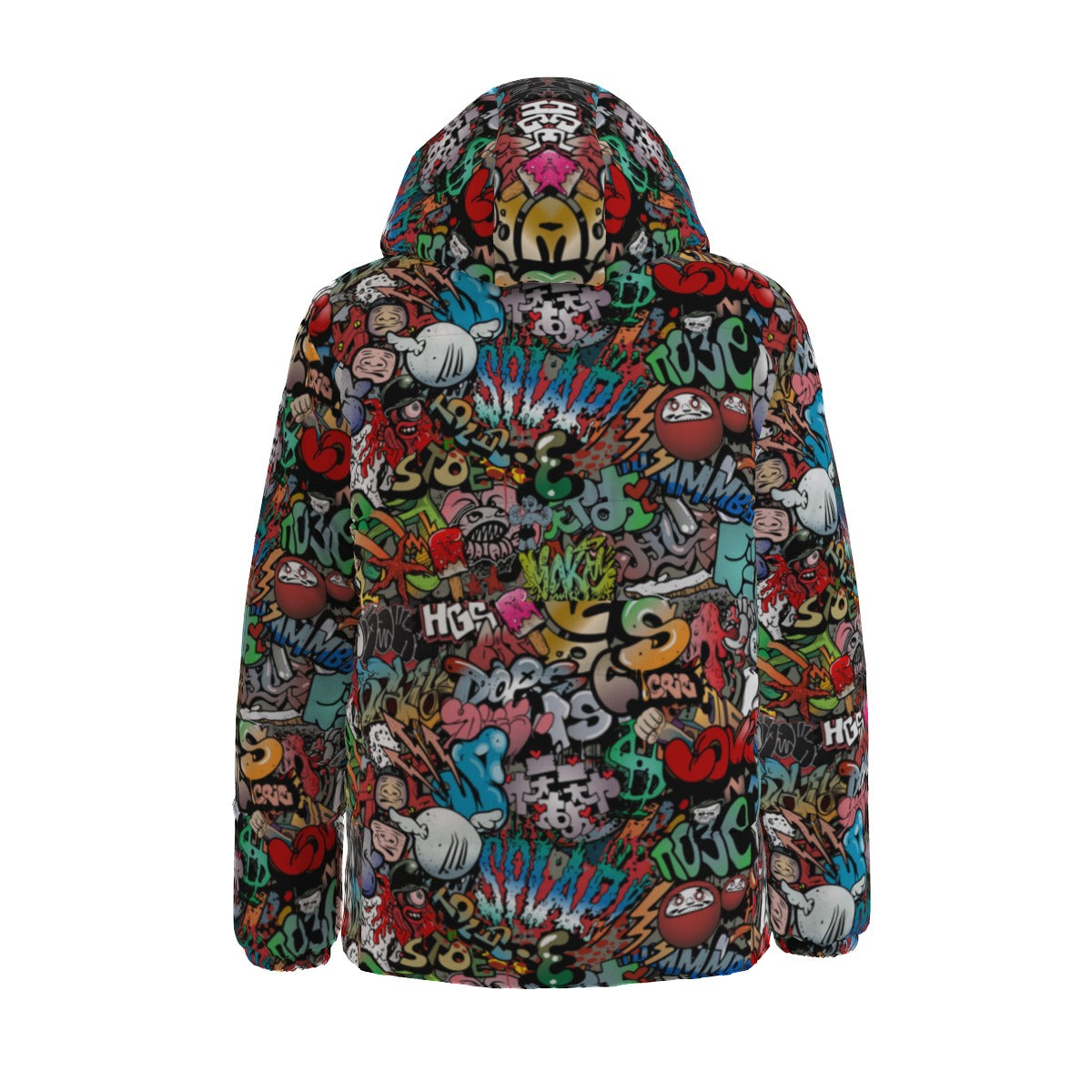 Graffiti Style Winter Time Jacket Unisex