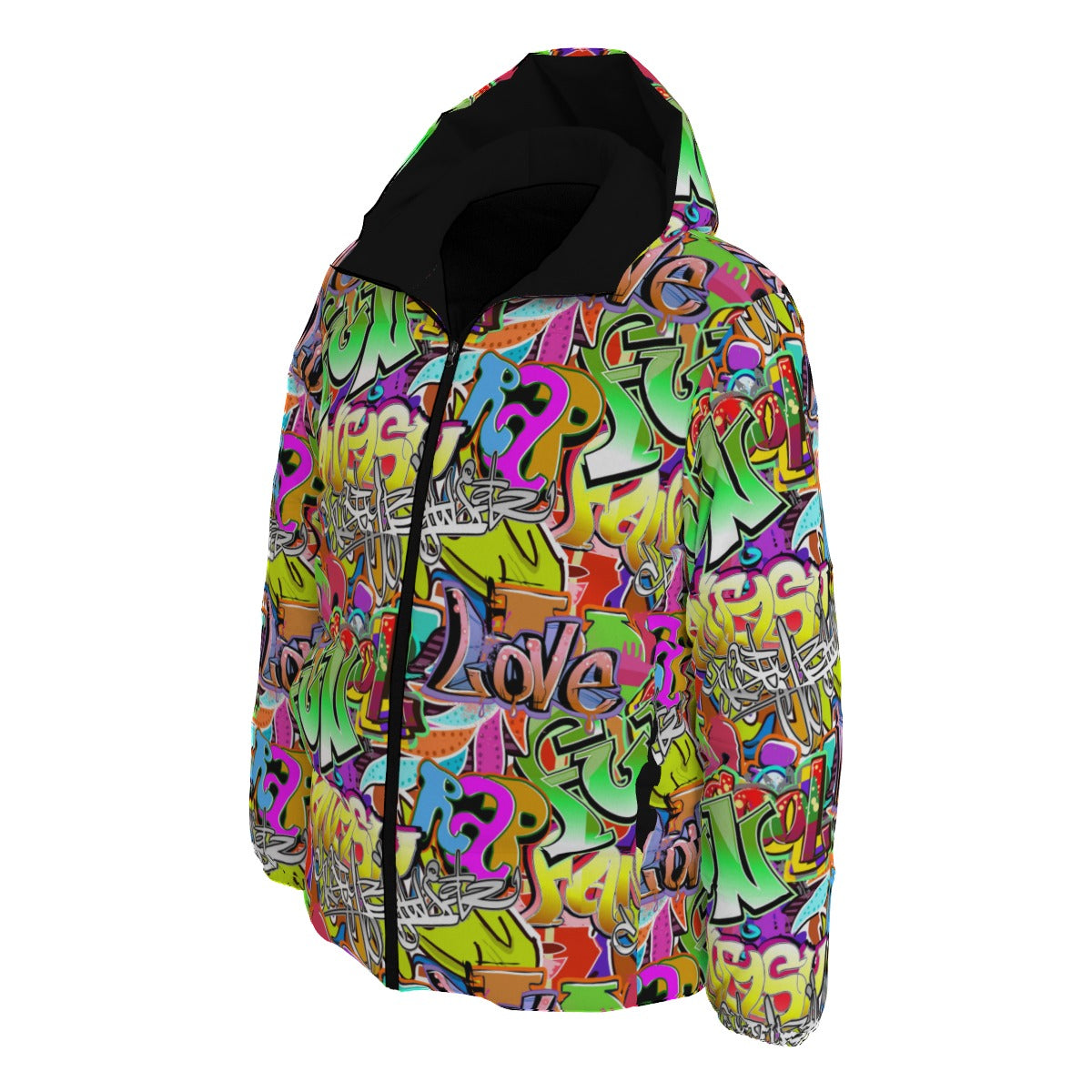 Graffiti Style Winter Time Jacket Unisex