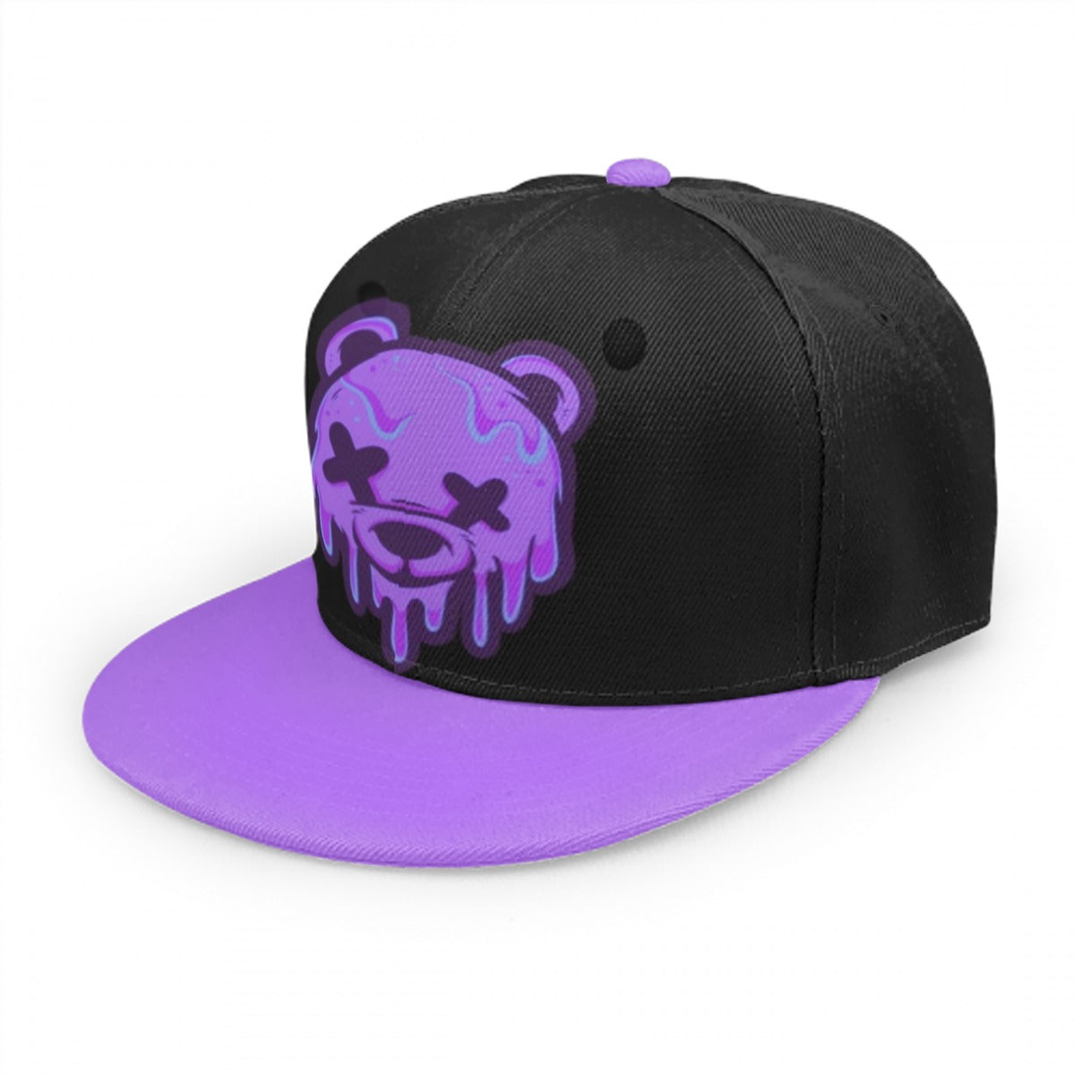 Purple Ice Cream Teddy Snap Back