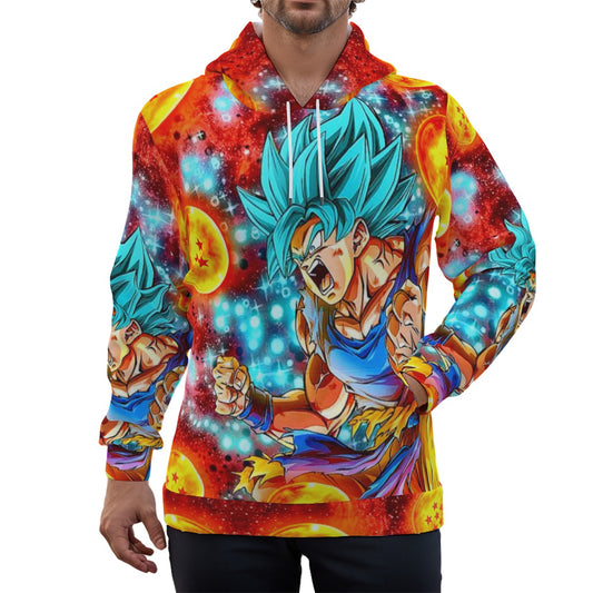 Goku With Dragon Balls Unisex Pullover Hoodie