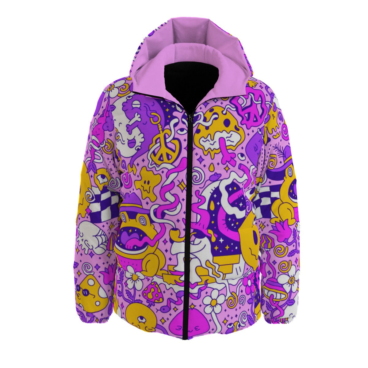 Trippy Psychedelic Winter Time Jacket Unisex