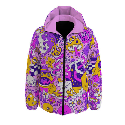 Trippy Psychedelic Winter Time Jacket Unisex