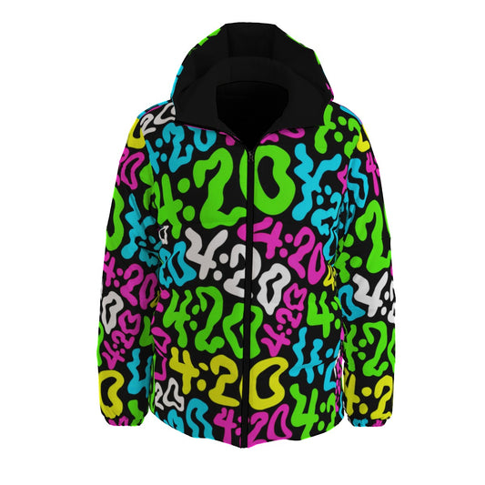 Stay High Trippy Winter Time Jacket Unisex