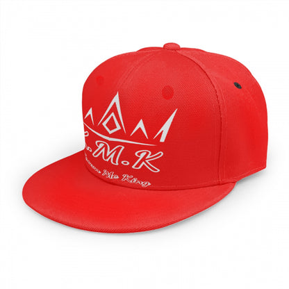 Red & White Krown Me King Snap Back